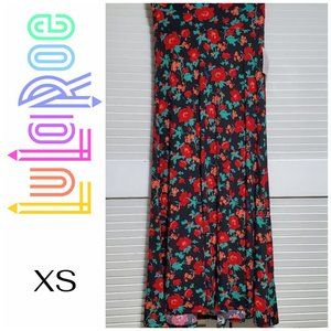 LuLaRoe | XS Maxi Skirt Cotton Floral NEW